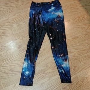 Blackmilk blue Galaxy leggings